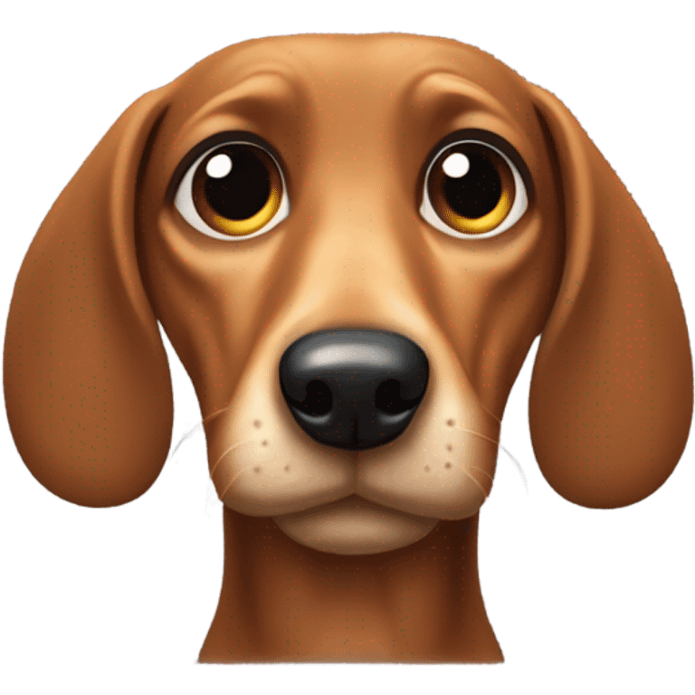 sad weiner dog emoji