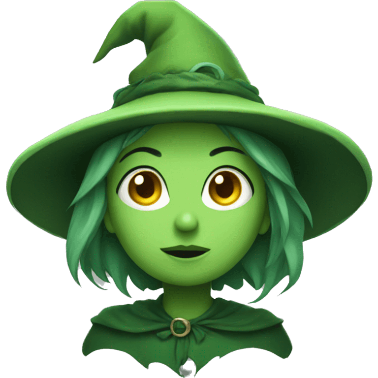 Green witch  emoji