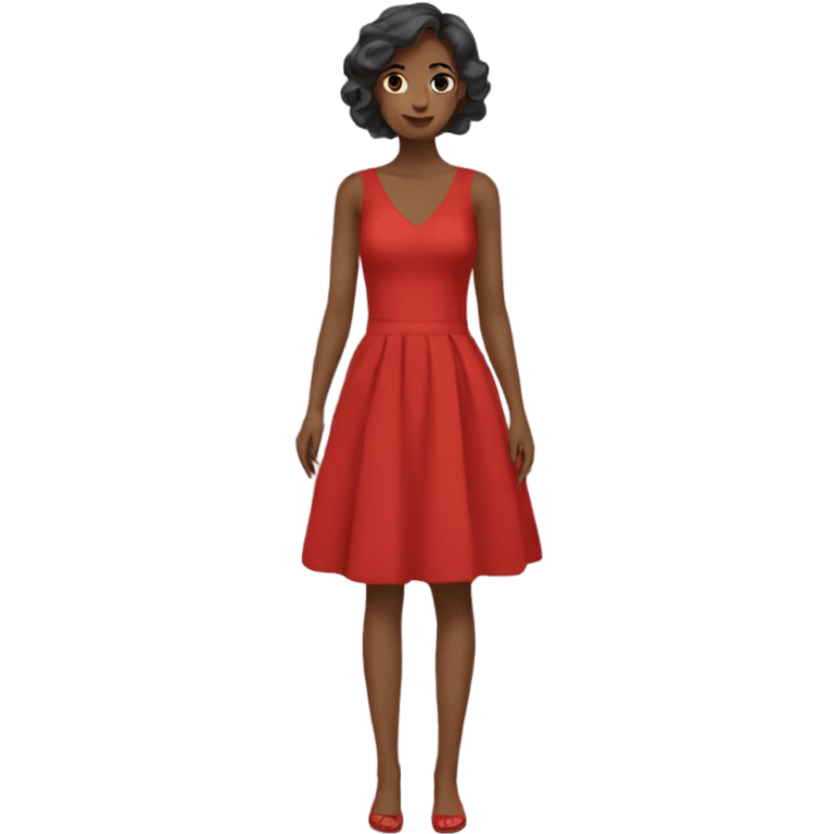 red dress emoji