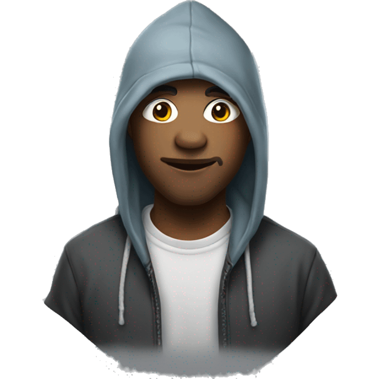  Pog wearing a hoodie emoji