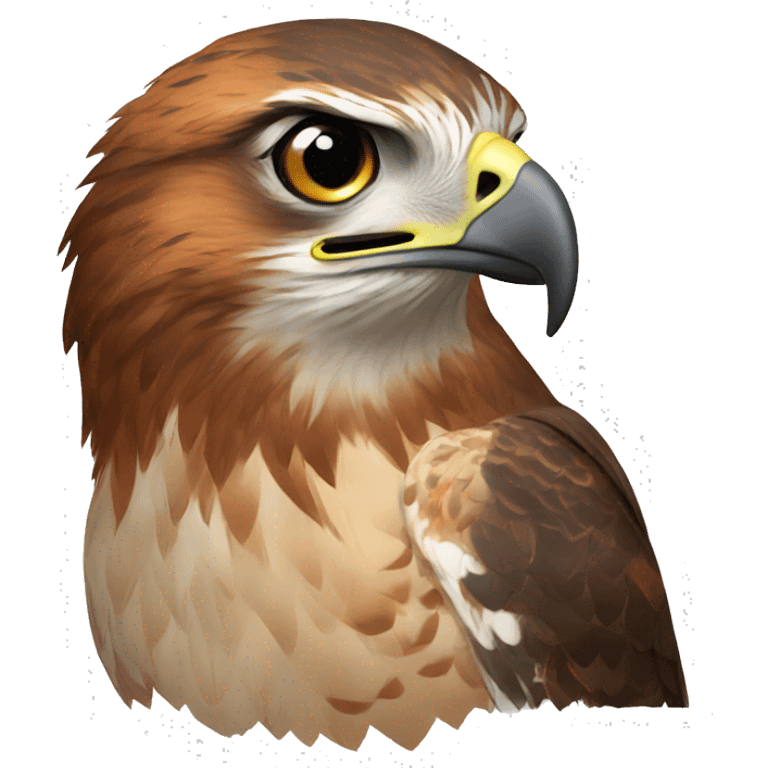 Red tailed hawk emoji