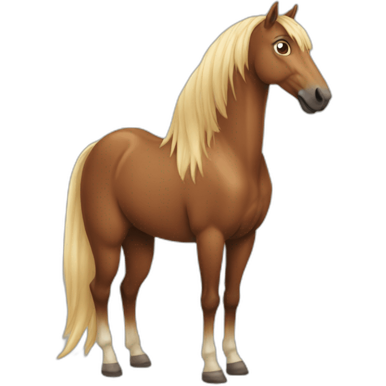 Long horse emoji