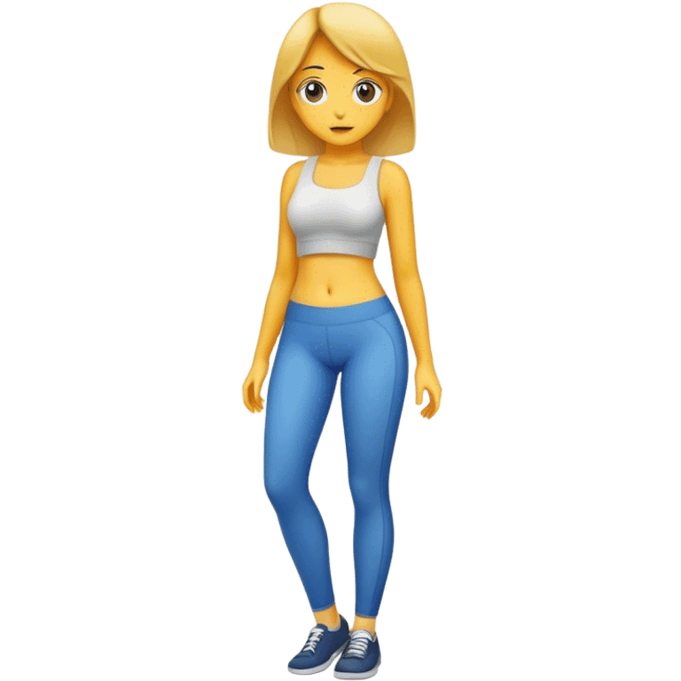 Girl with slim waist emoji