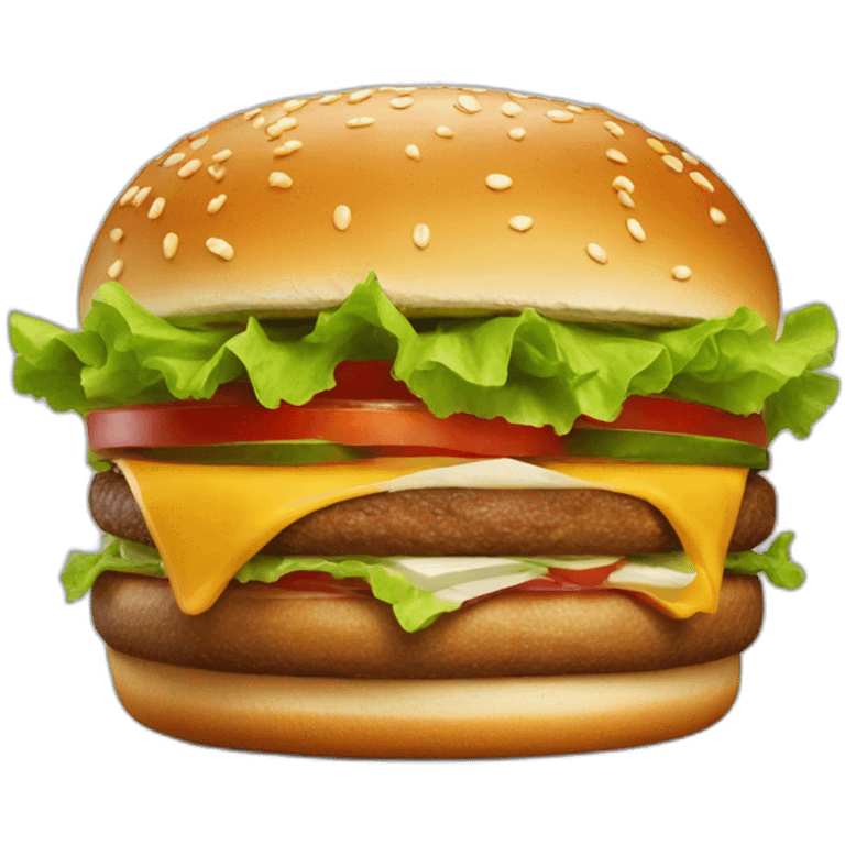 Delicious Whopper burger emoji