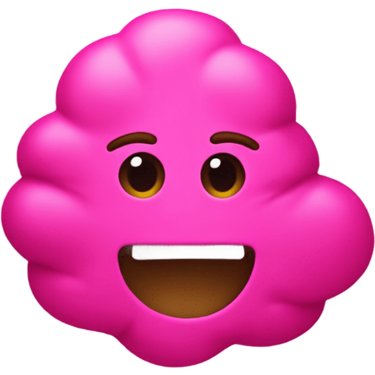 Pink poop  emoji