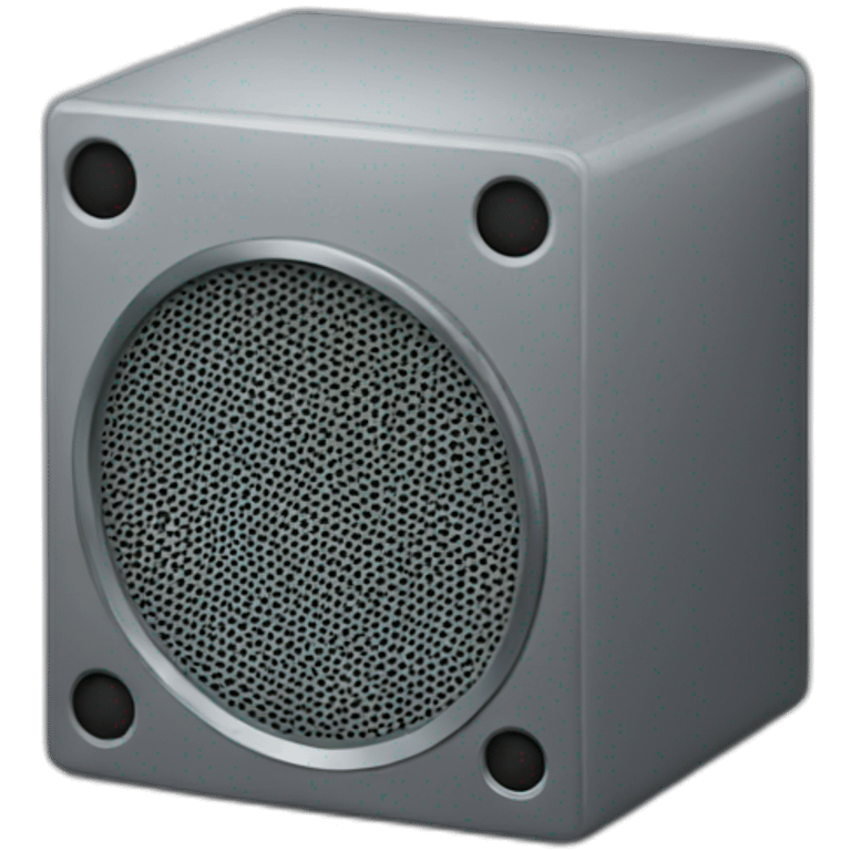 small gray speaker emoji