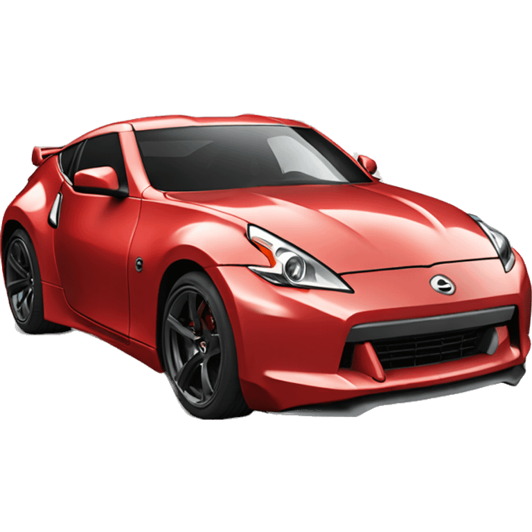 monkey by a red 370z emoji