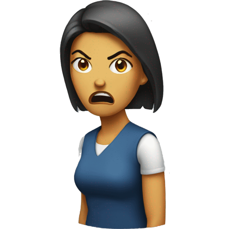 angry woman emoji