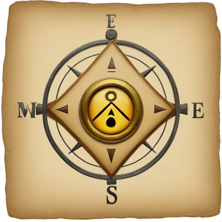 the compass and the square of the Masons emoji