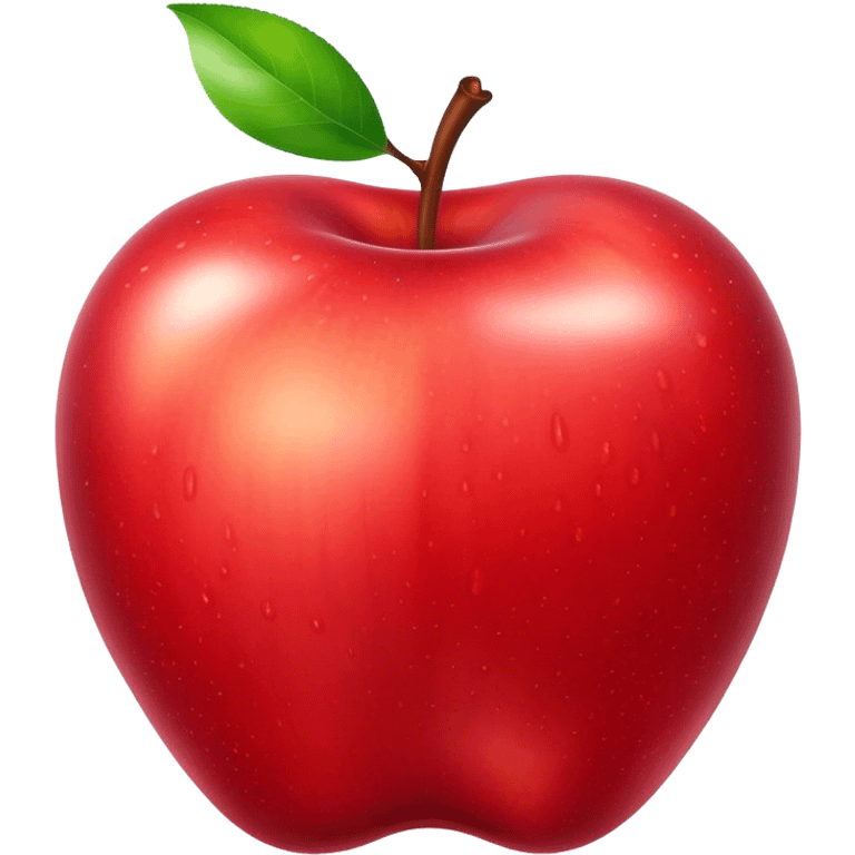 Cinematic crisp, shiny red apples, glistening under soft natural light, perfectly round with tiny water droplets, warm rich hues, highly detailed and fresh. emoji