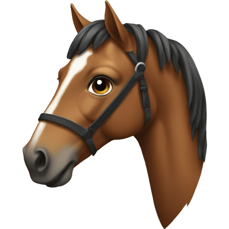 A creative horse emoji