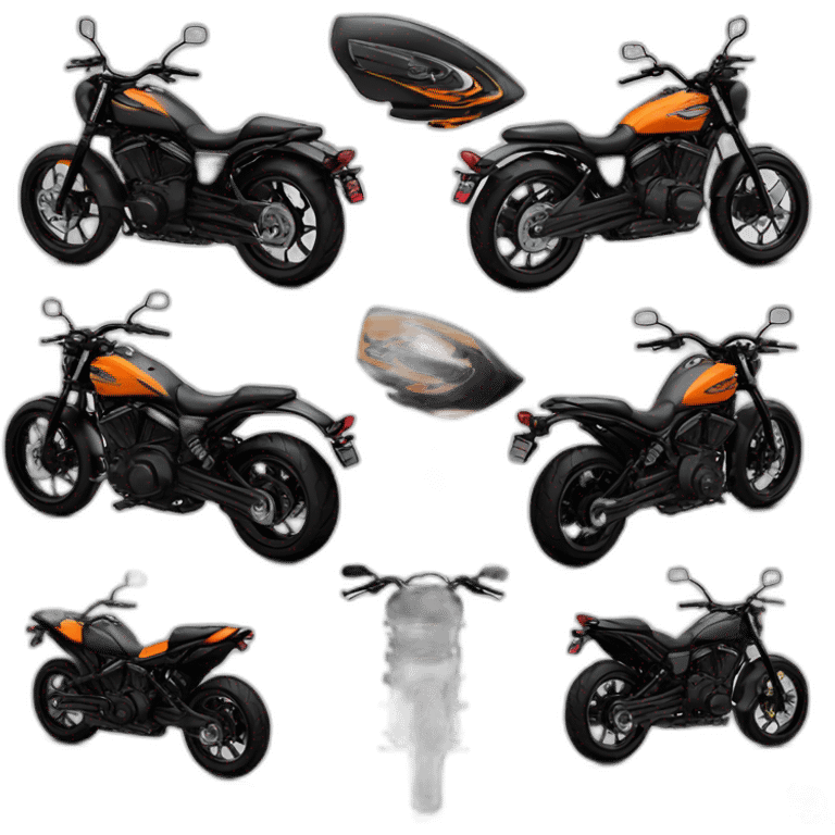 Ninja-bd-motard-harley Davidson emoji