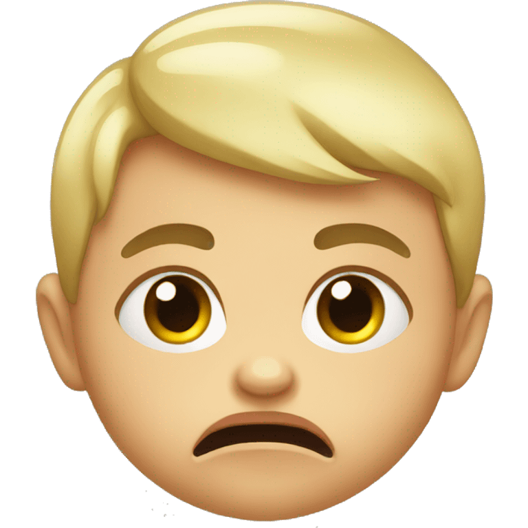 Angry baby emoji