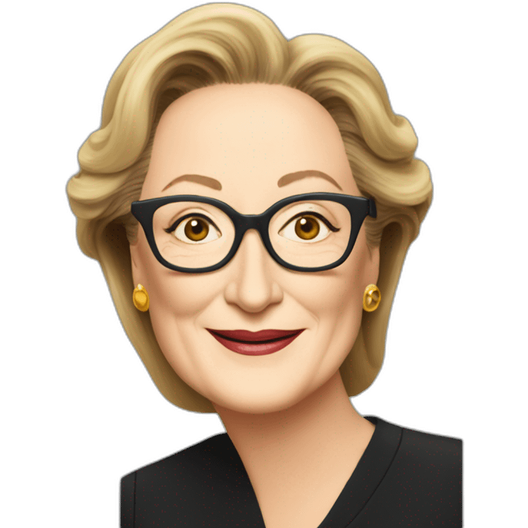 meryl streep emoji