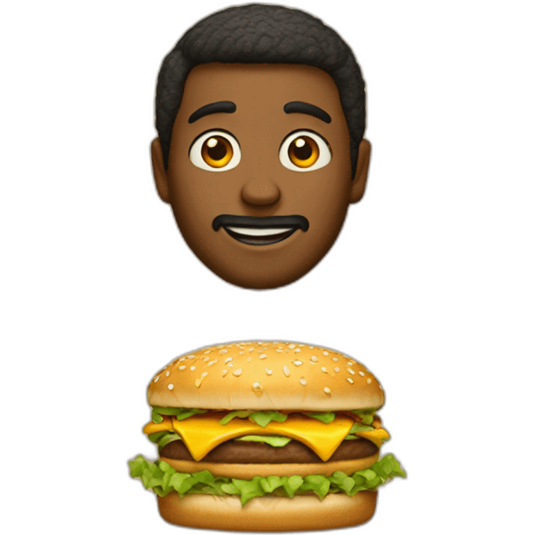 Big mac emoji