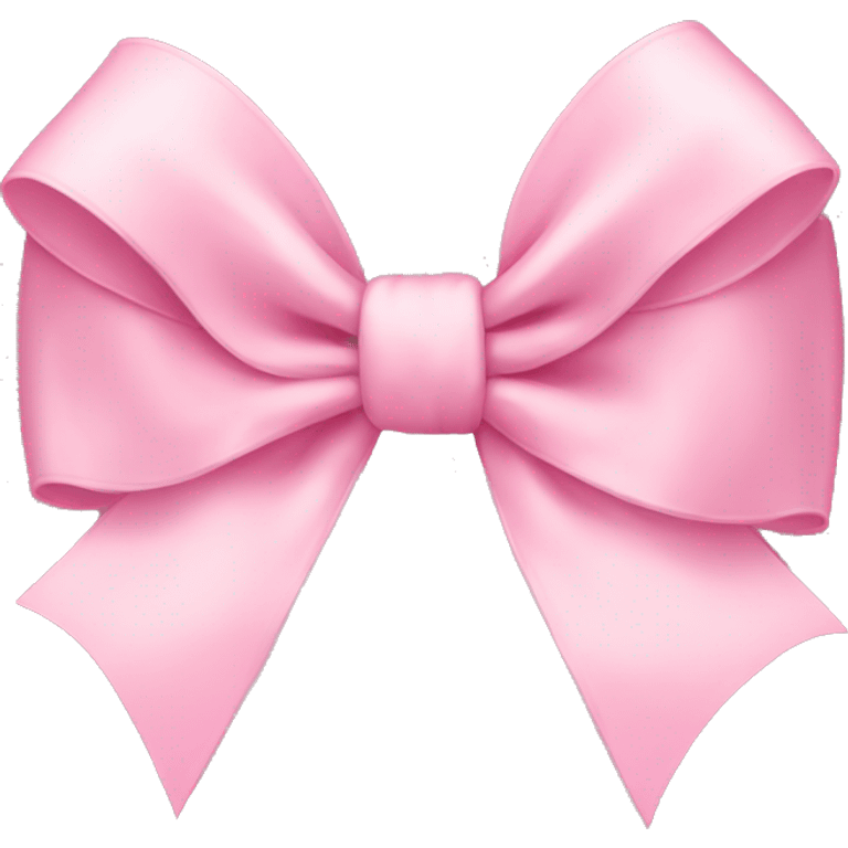 light pink bow emoji