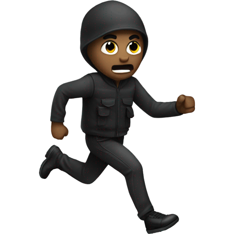 Robber running emoji