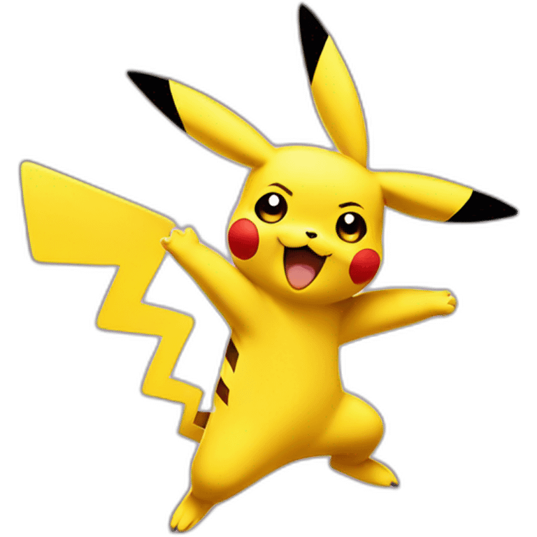 Pikachu qui dansr emoji