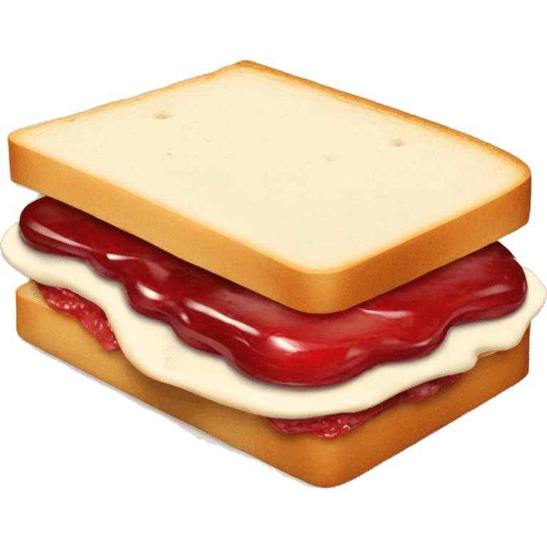 Sandwich with jam emoji