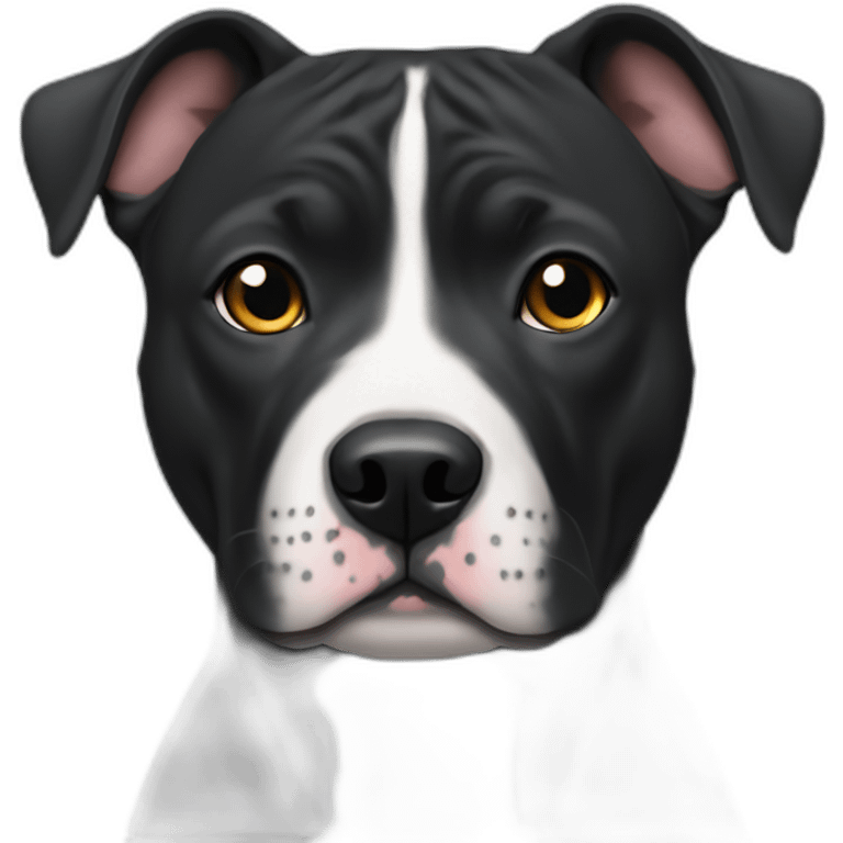 Staffy black emoji