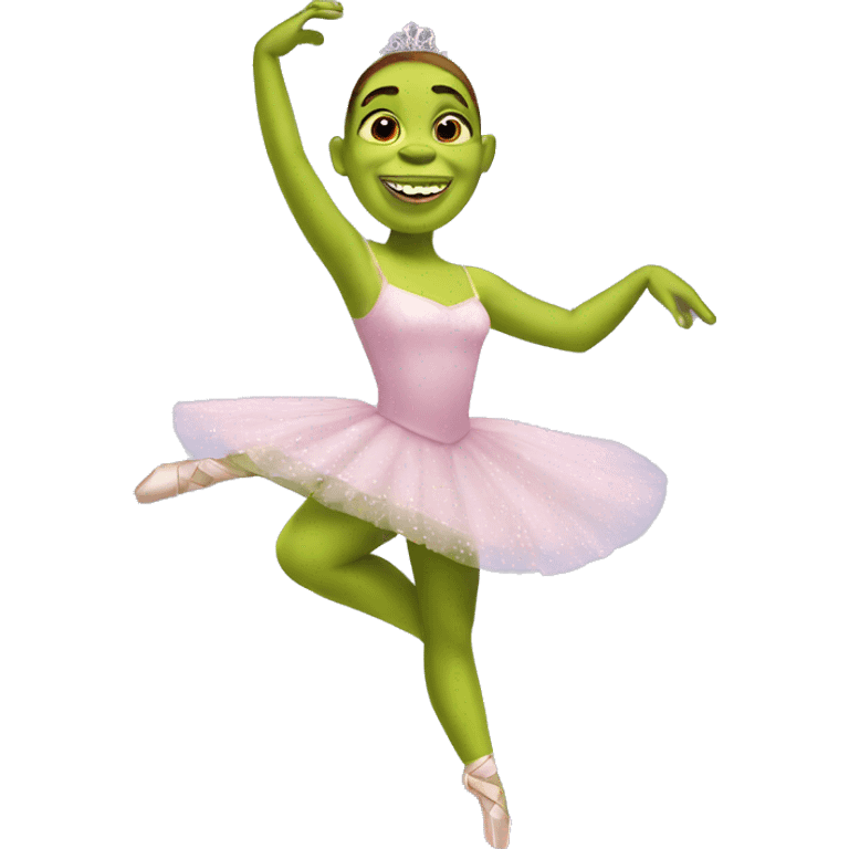 shrek ballerina  emoji