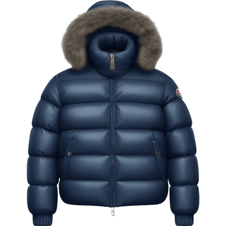 Moncler puffer jacket emoji