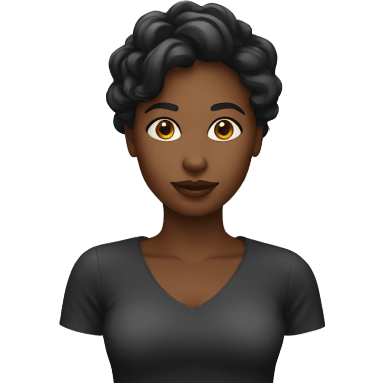 femme noire web designer emoji