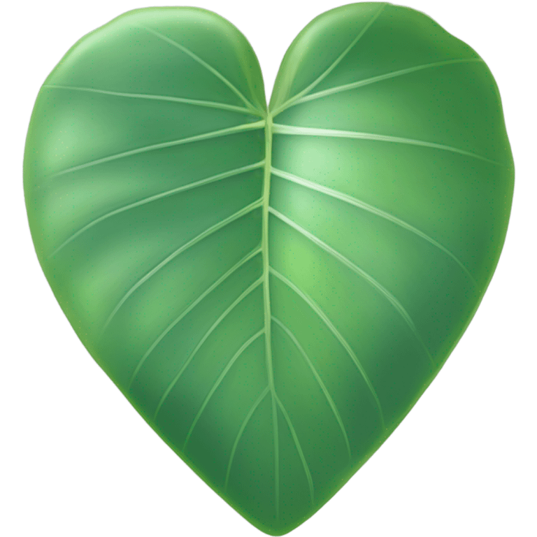 Eucalyptus green heart emoji