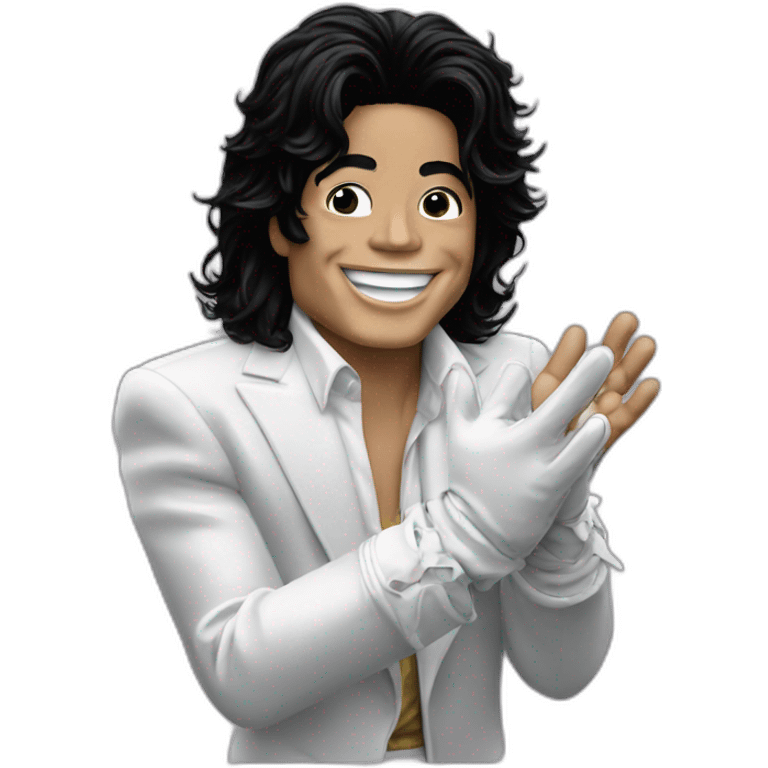 Michael Jackson gloves clapping emoji