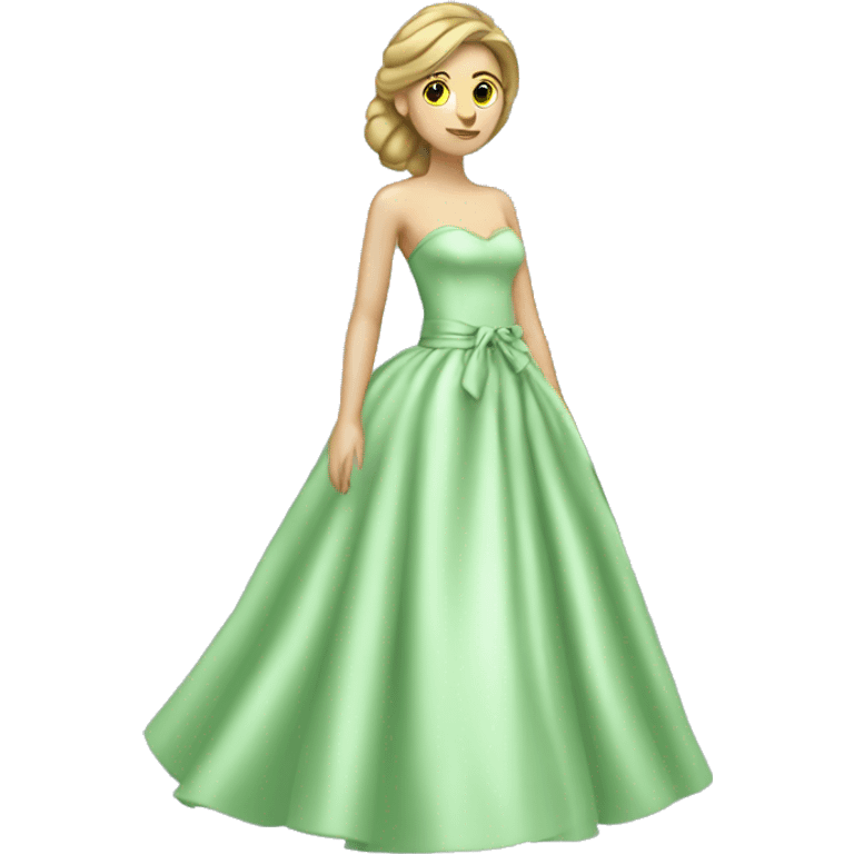 robe de marié vert clair emoji