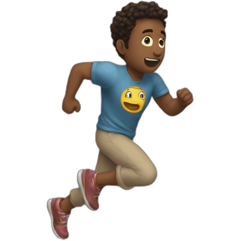 Me running away from my problems emoji