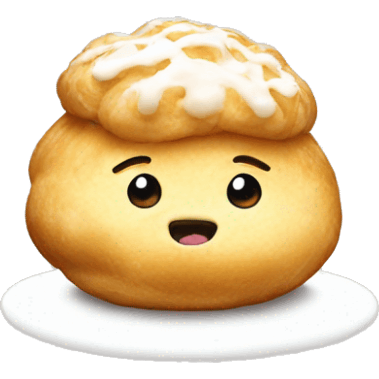 Cream puff emoji