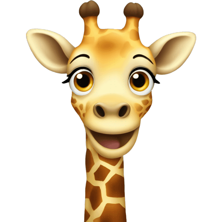 happy giraffe  emoji