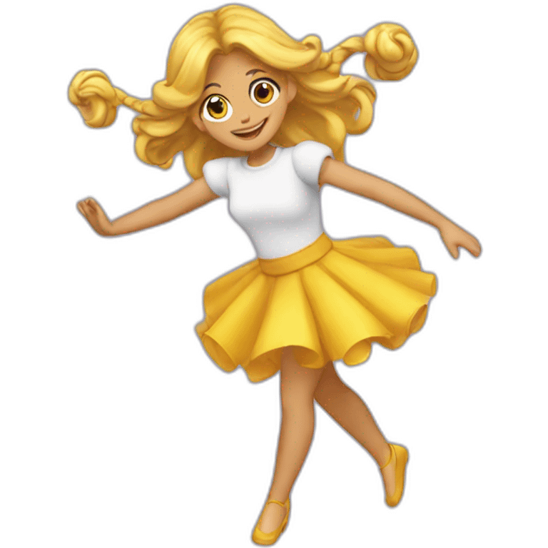 D’ange twirl emoji