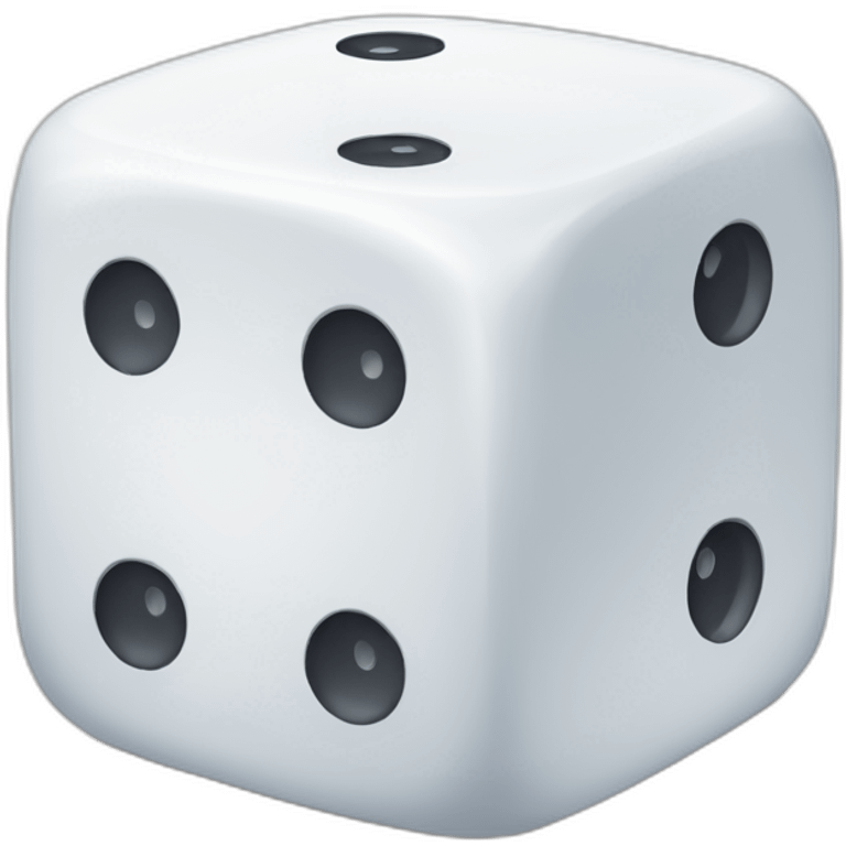 white dice emoji