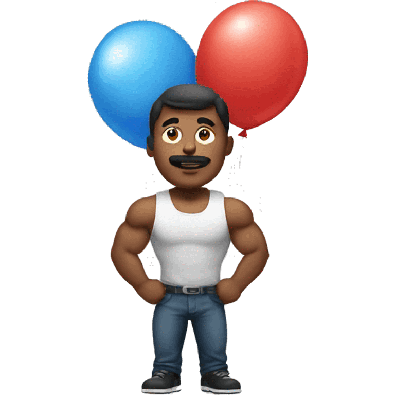 A Man With Muscles As Big As Balloons emoji