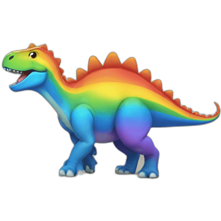 Pride dinosaur emoji