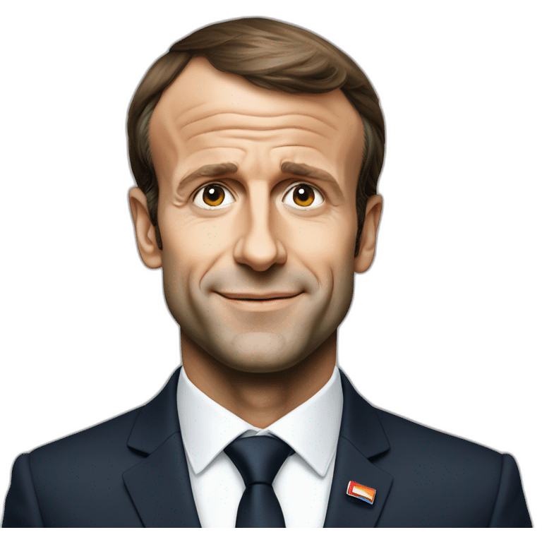 Emmanuel Macron emoji