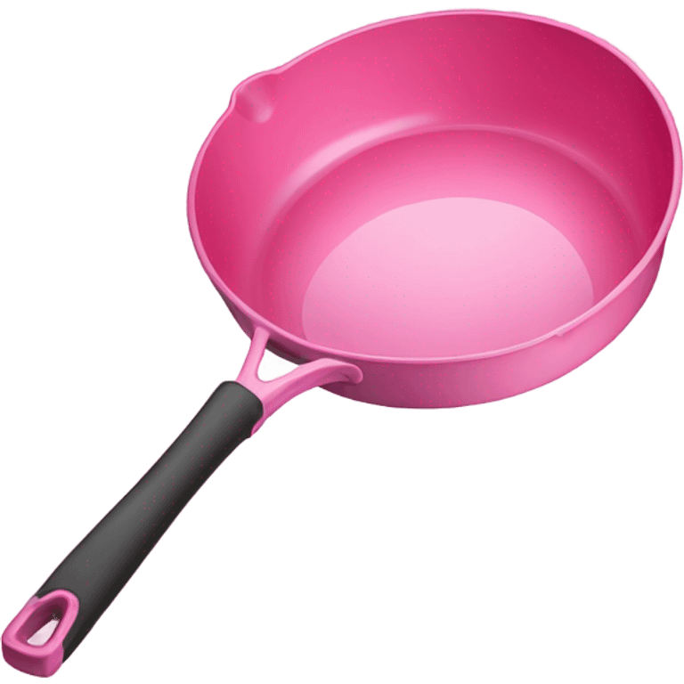 Pink frying pan emoji