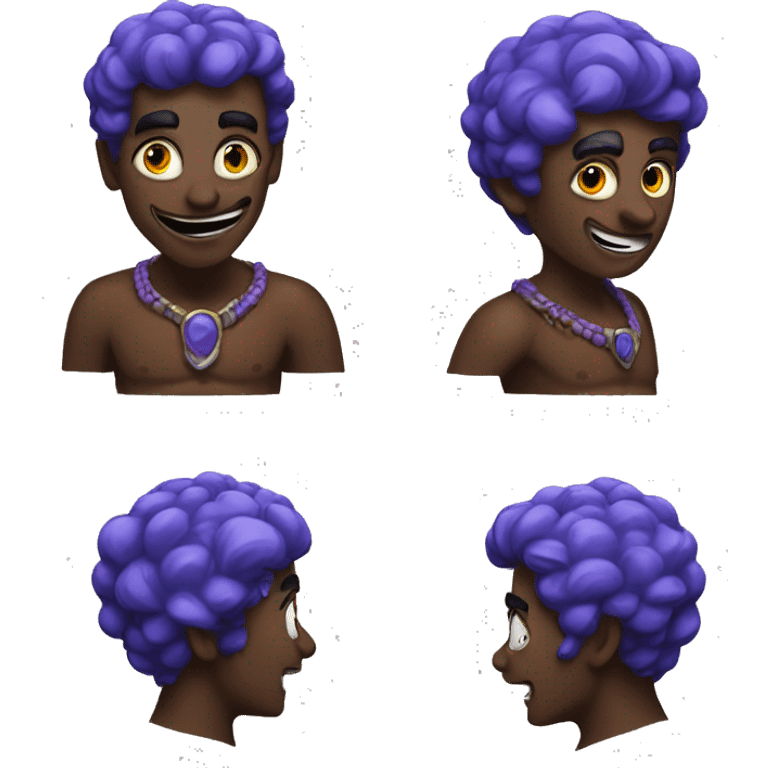 bladblack genie emoji