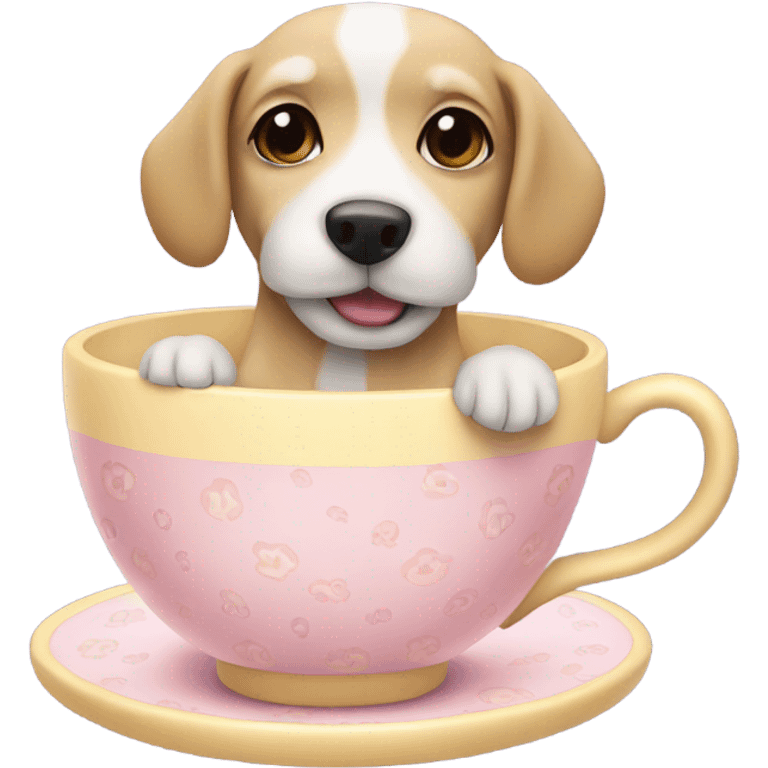 Dog in Teacup  emoji