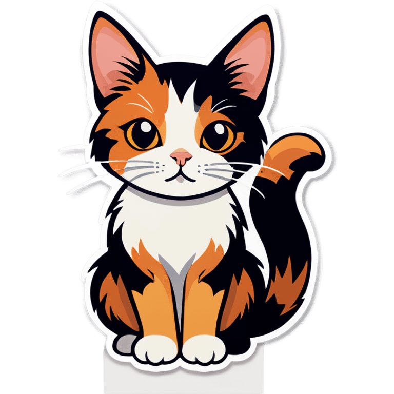 Calico cat emoji