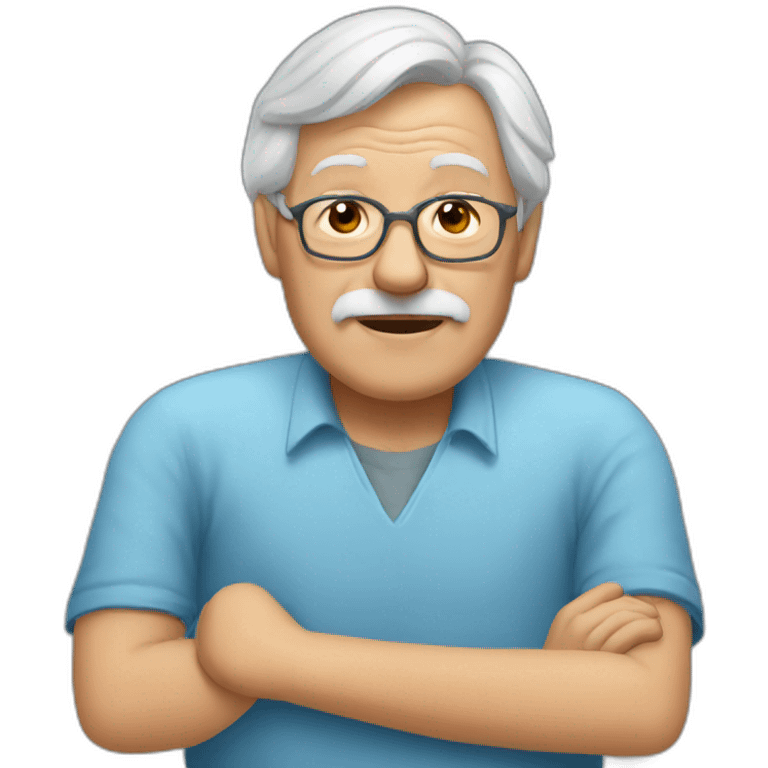 Siberian grandad emoji