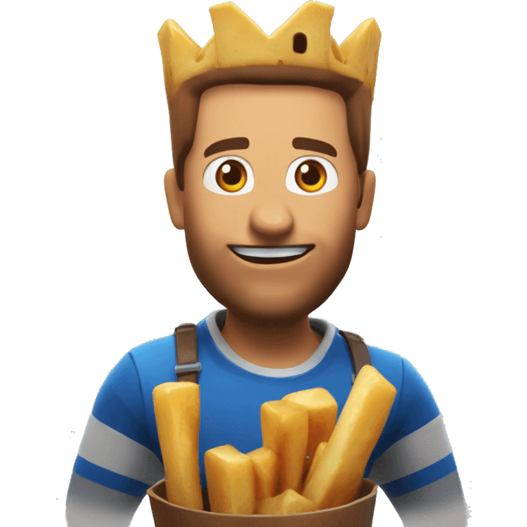 Poutine qui joue a fortnite emoji