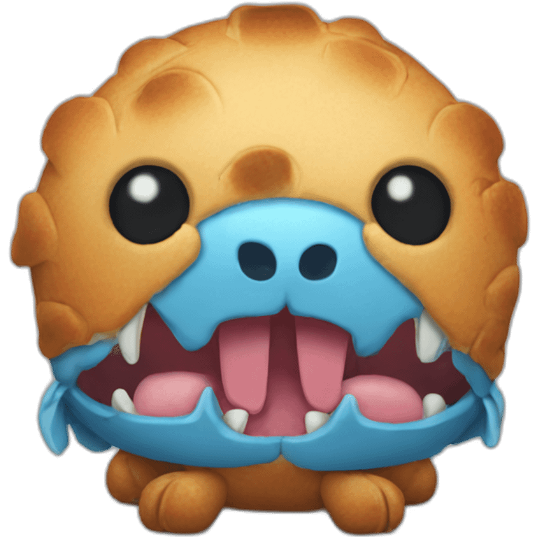 Stitch mange du pain emoji