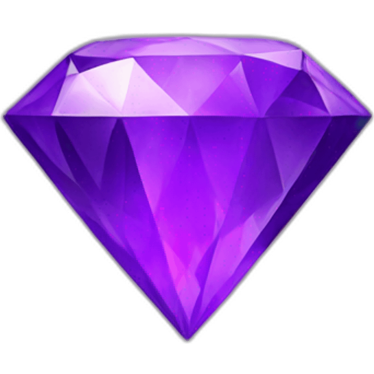 purple diamond emoji