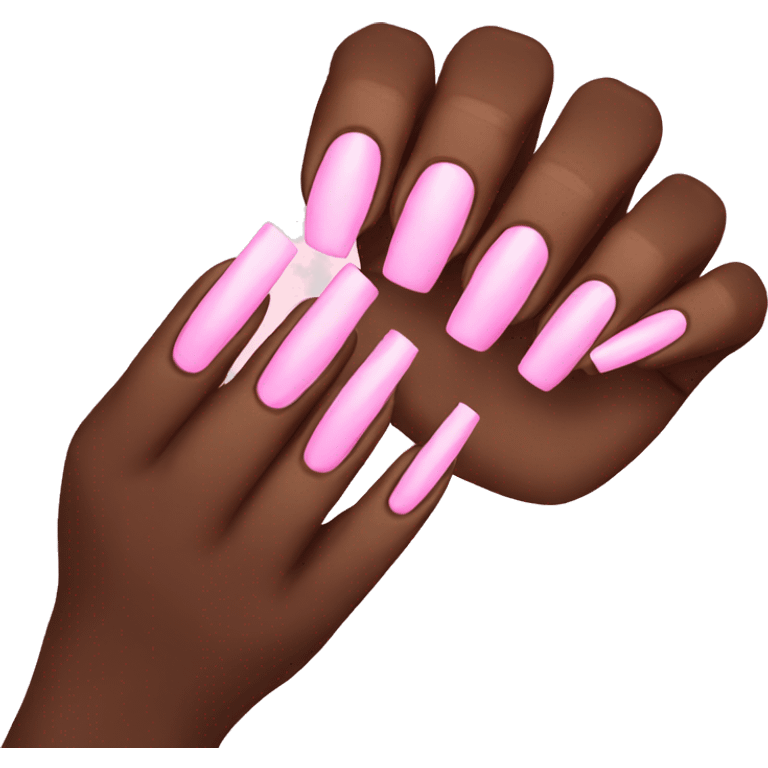 Pink nails  emoji