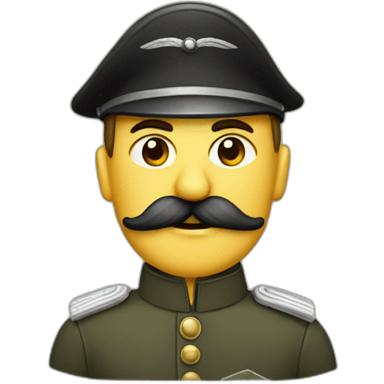 German soldier mustach emoji