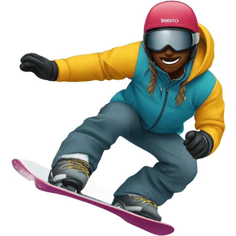 Snowboarding emoji