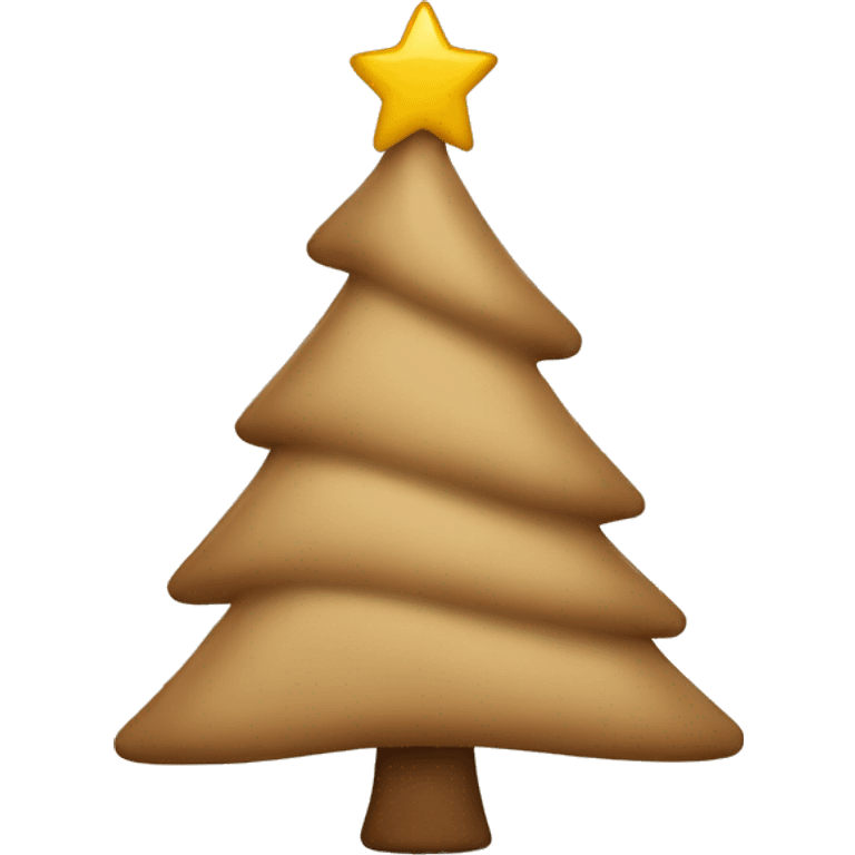 tan Christmas tree emoji